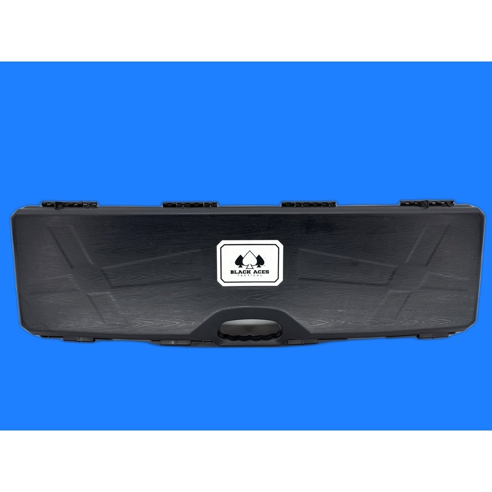 Black Aces Tactical Gun Case Large Plastic Hard Lockable Durable Rifle Shotgun
